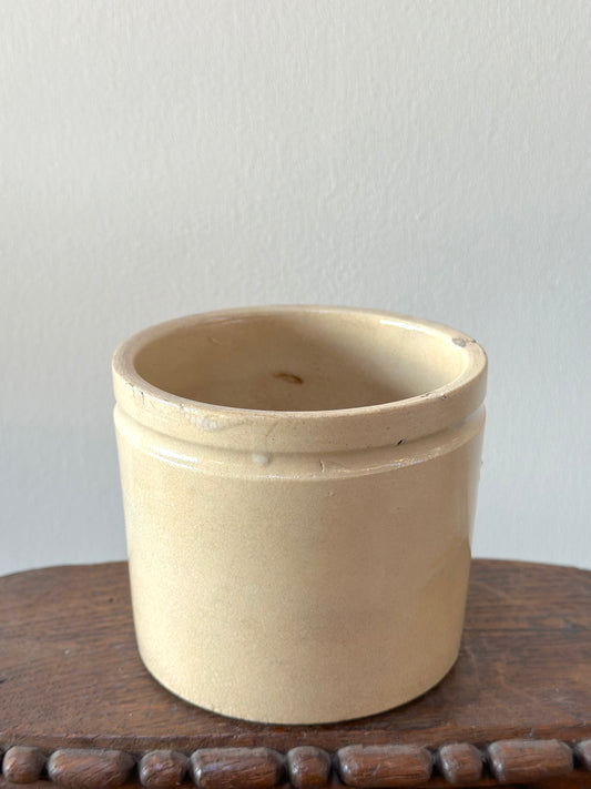 Antique French Petite Ceramic Jar
