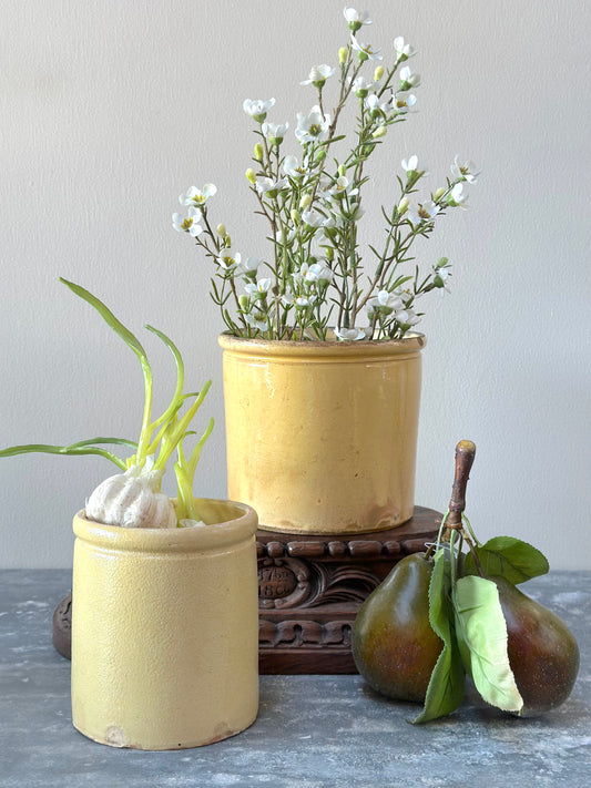 Antique French Ceramic Jars