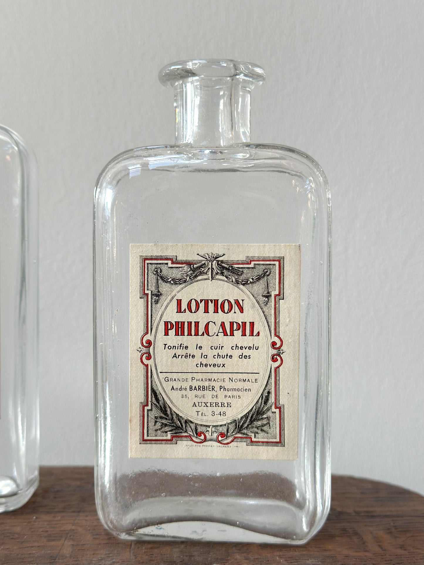 Antique French Pair of Apothocary Bottles