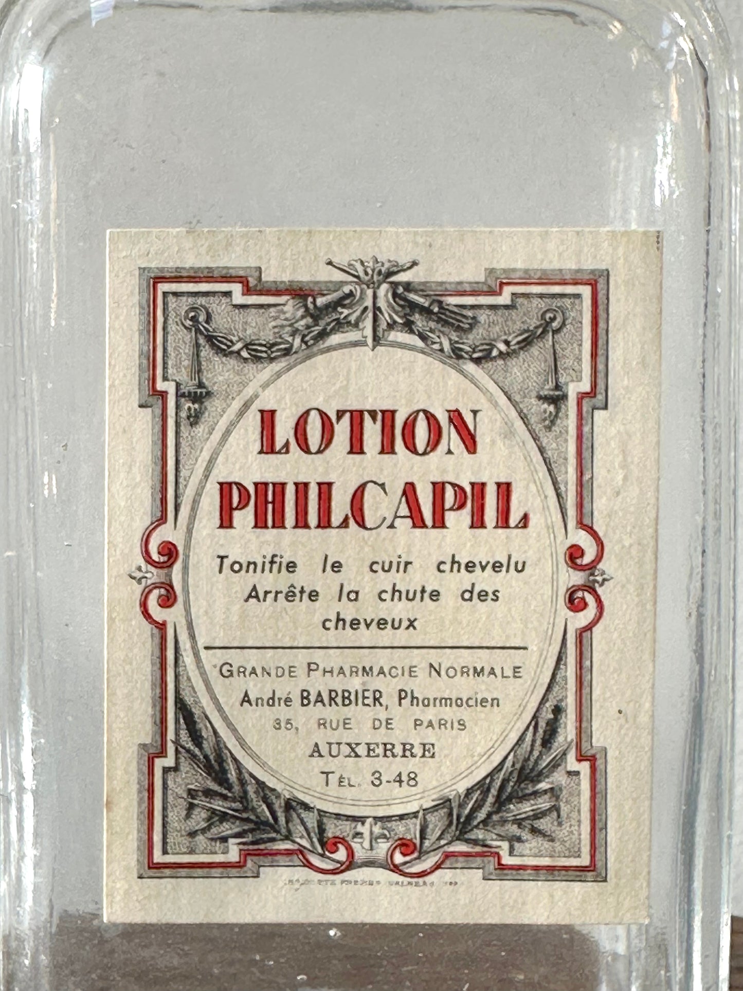 Antique French Pair of Apothocary Bottles
