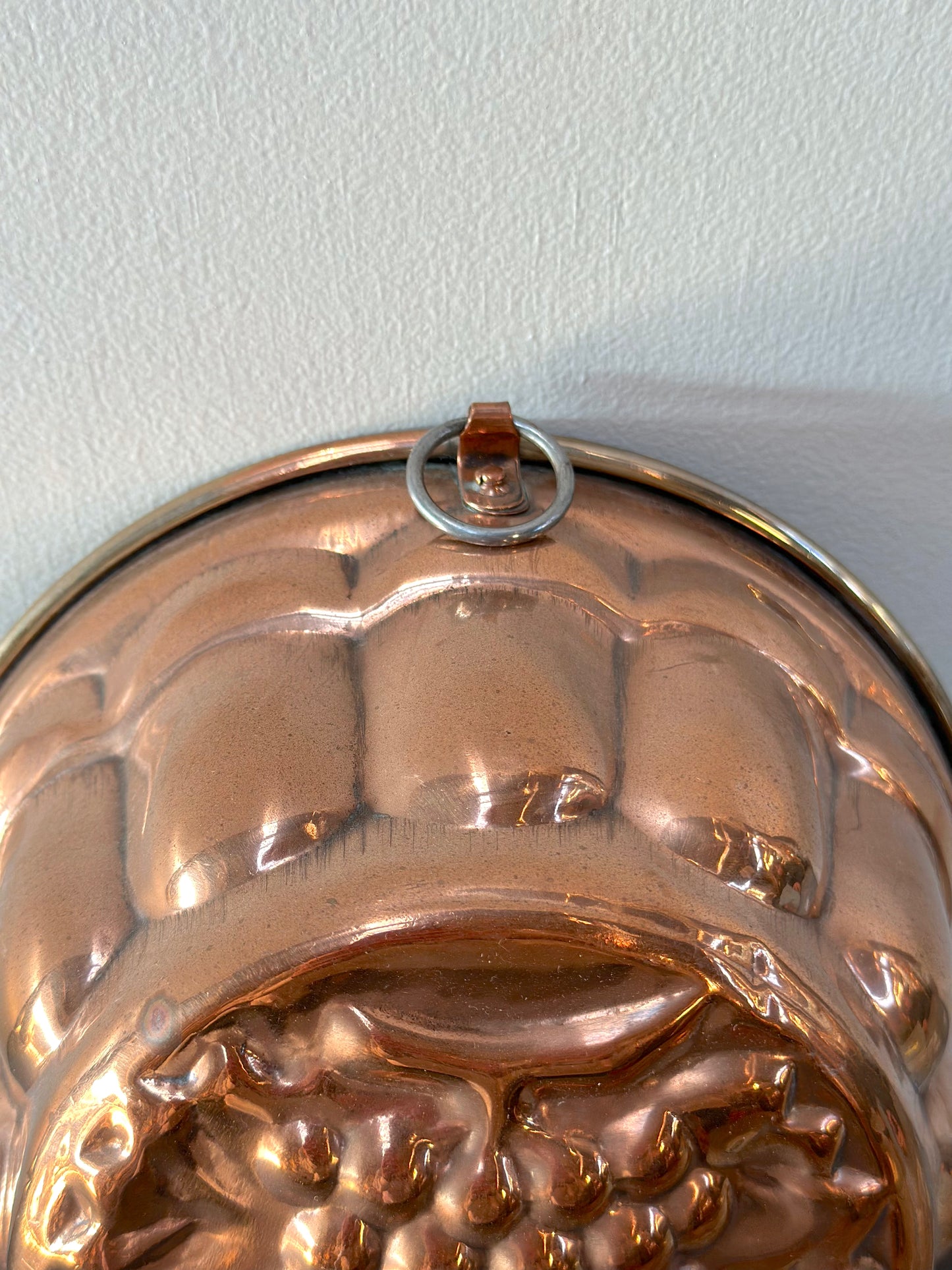 Vintage French Round 'Grapes' Jelly Mould