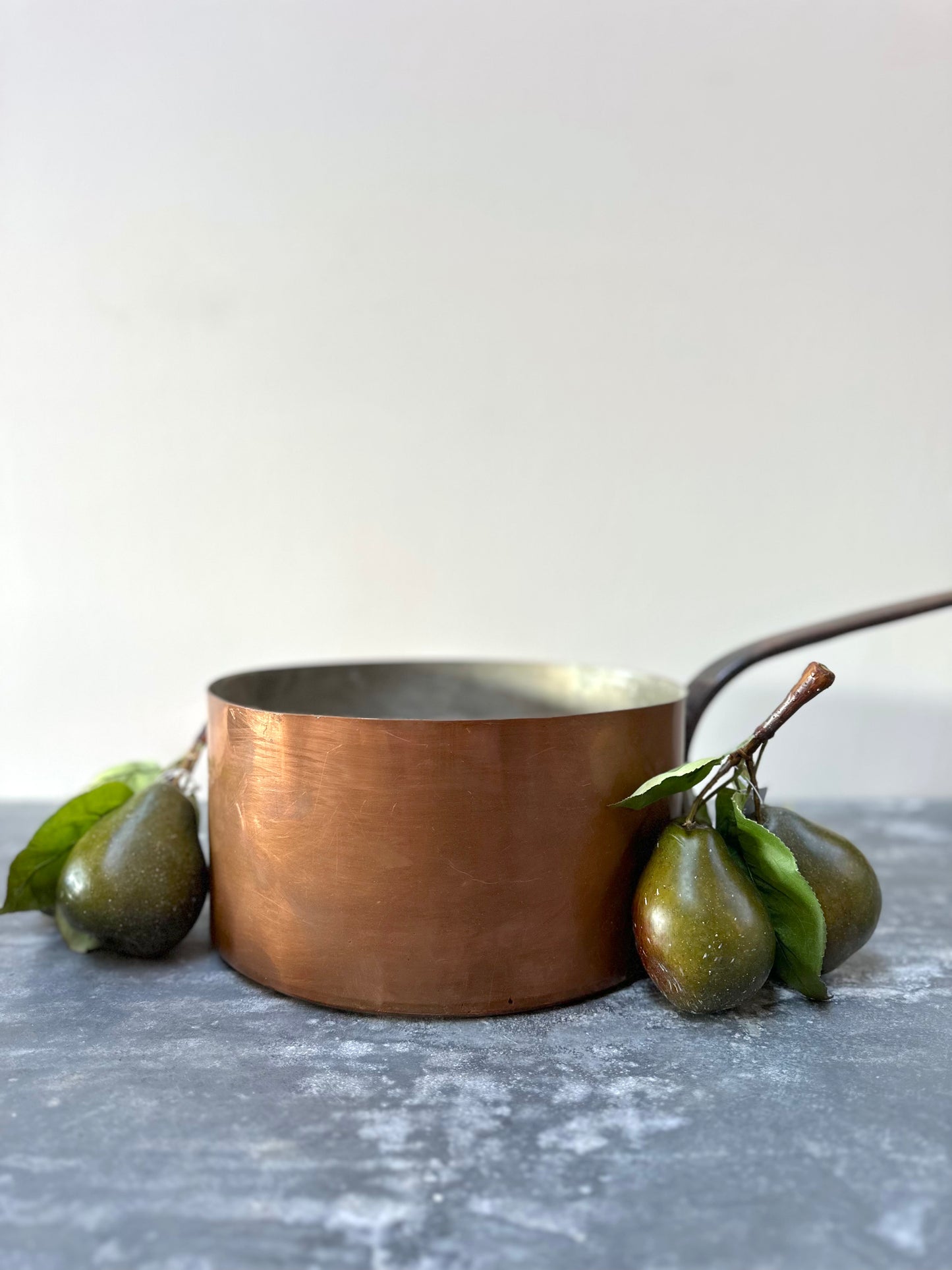 Antique French Copper Saucepan - Extra Large