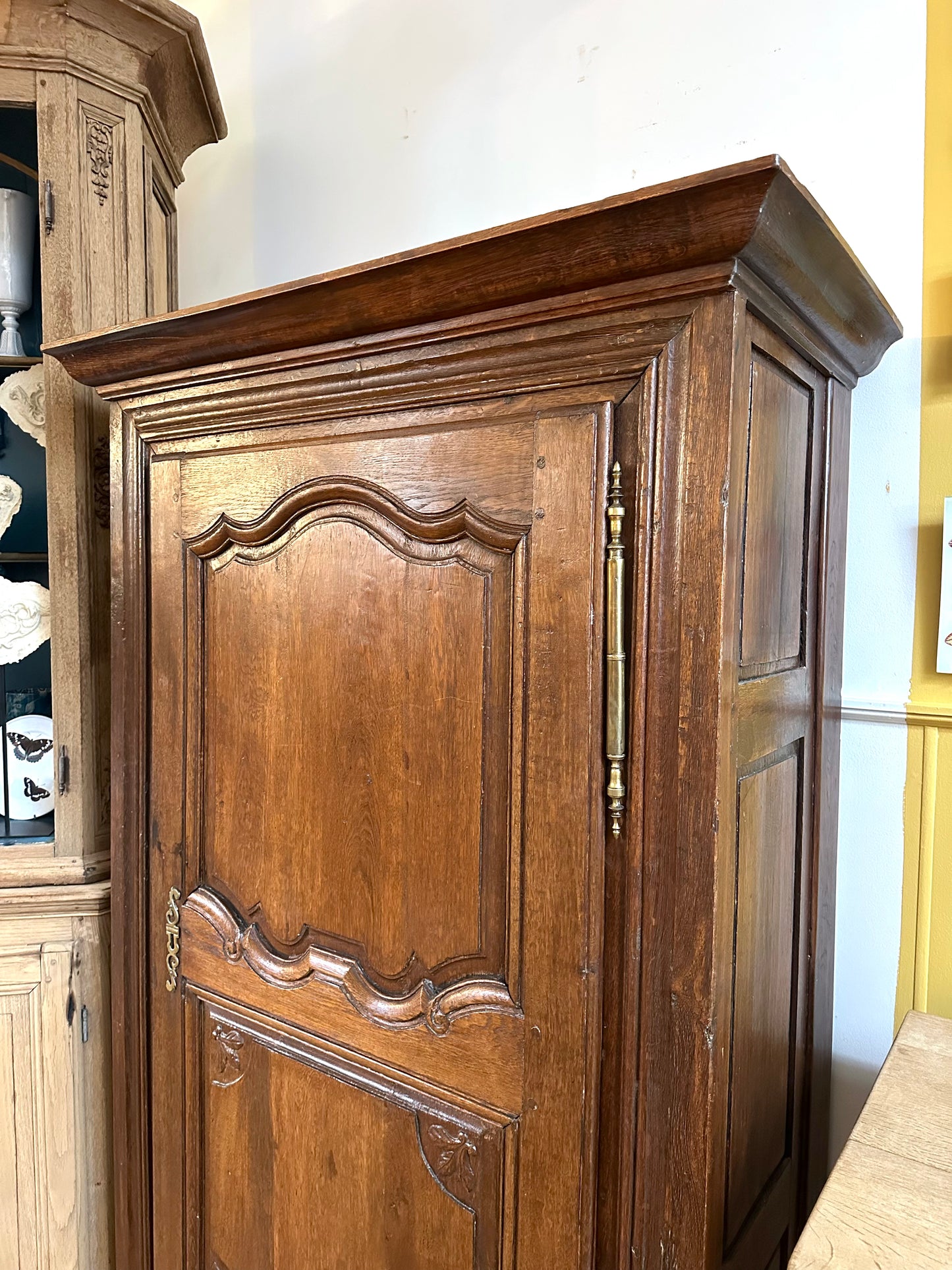 19th Century Oak French Small Armoire