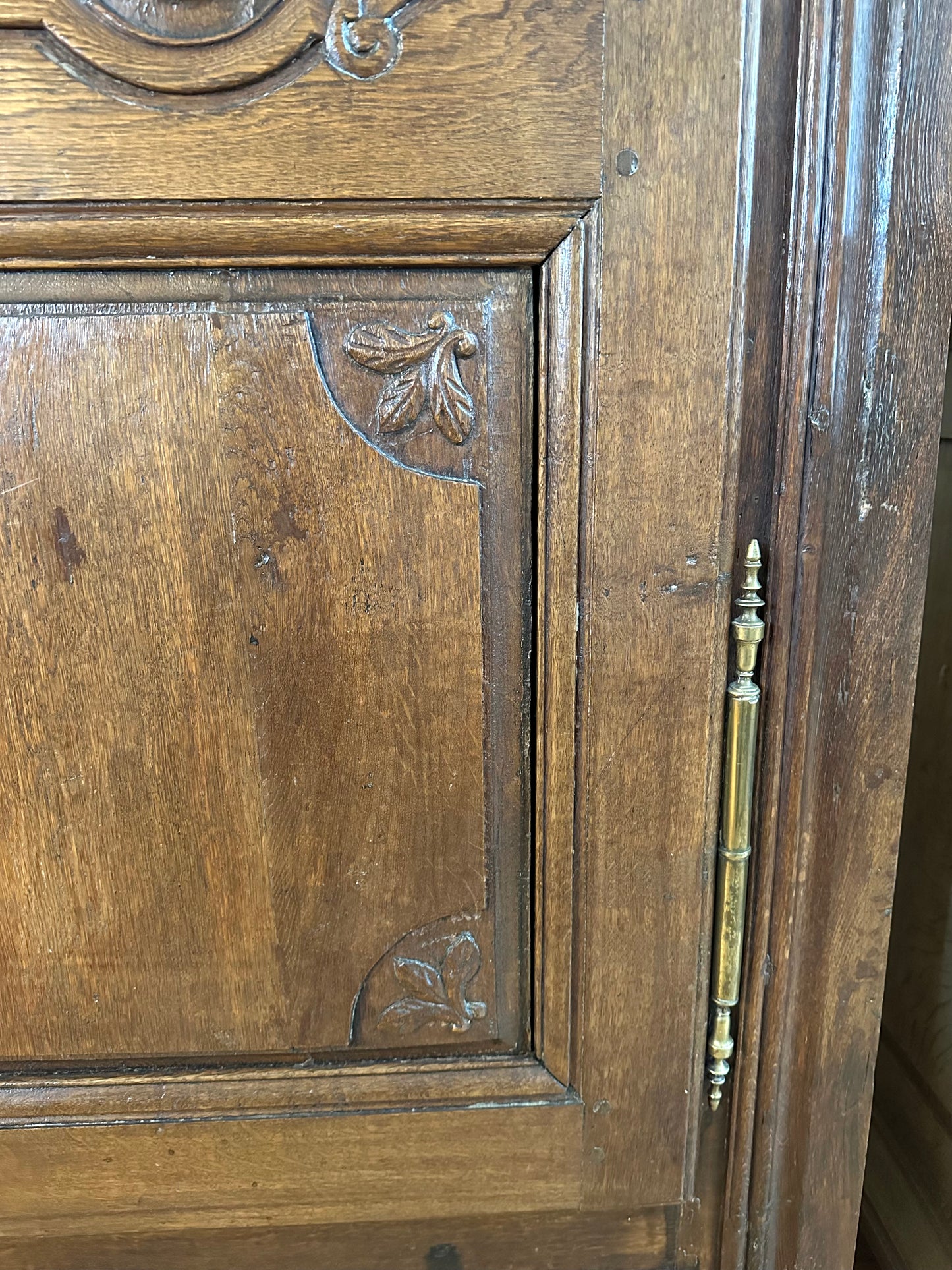 19th Century Oak French Small Armoire