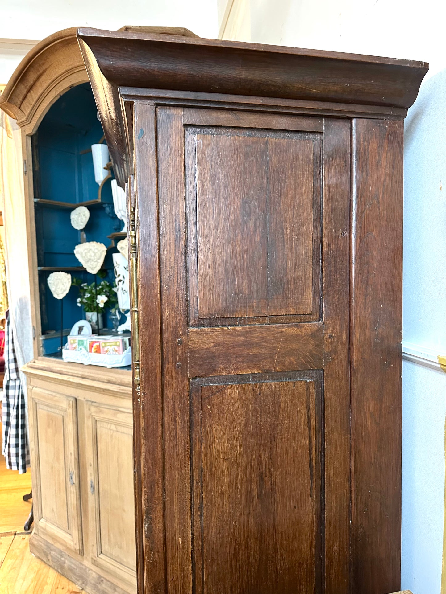 19th Century Oak French Small Armoire