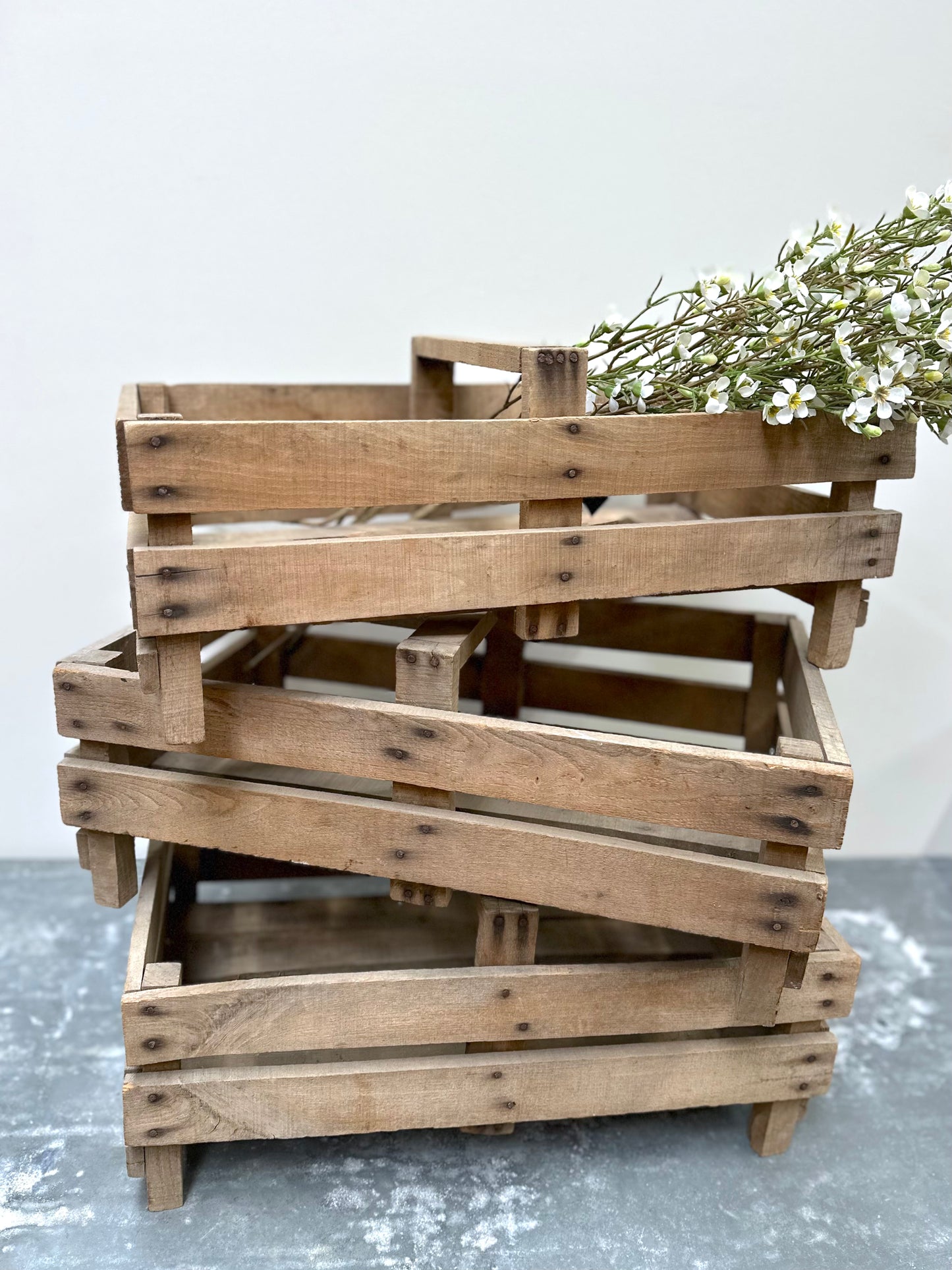 Vintage French Potato Basket
