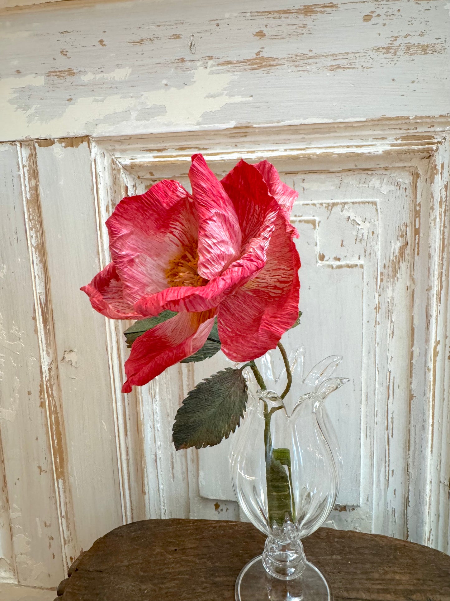 Delicate Handmade Paper Flowers - Rose