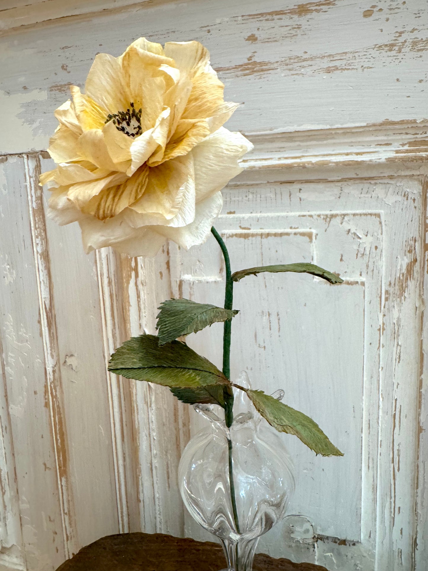 Delicate Handmade Paper Flowers - Rose