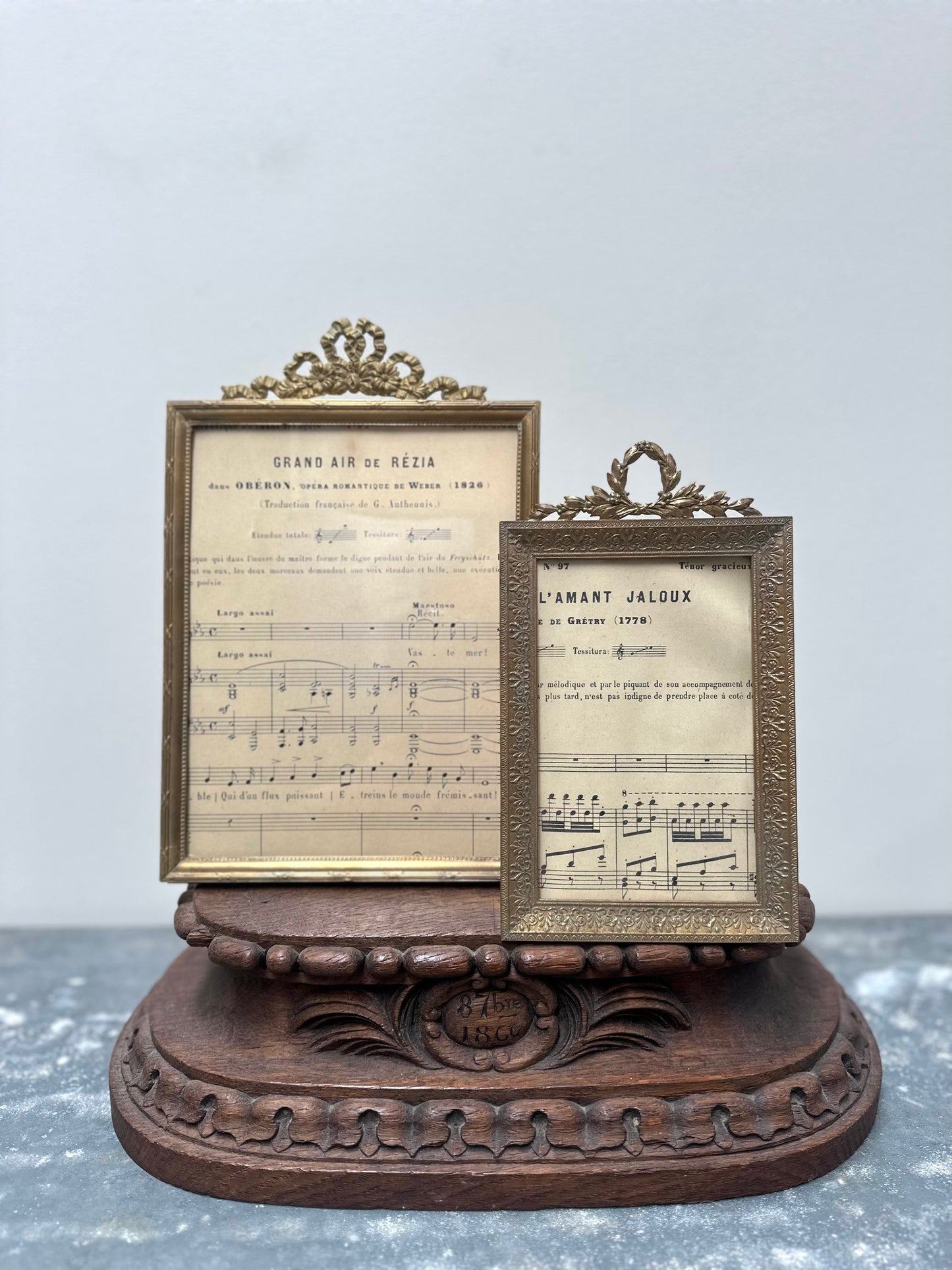 Antique French Gold Photo Frames