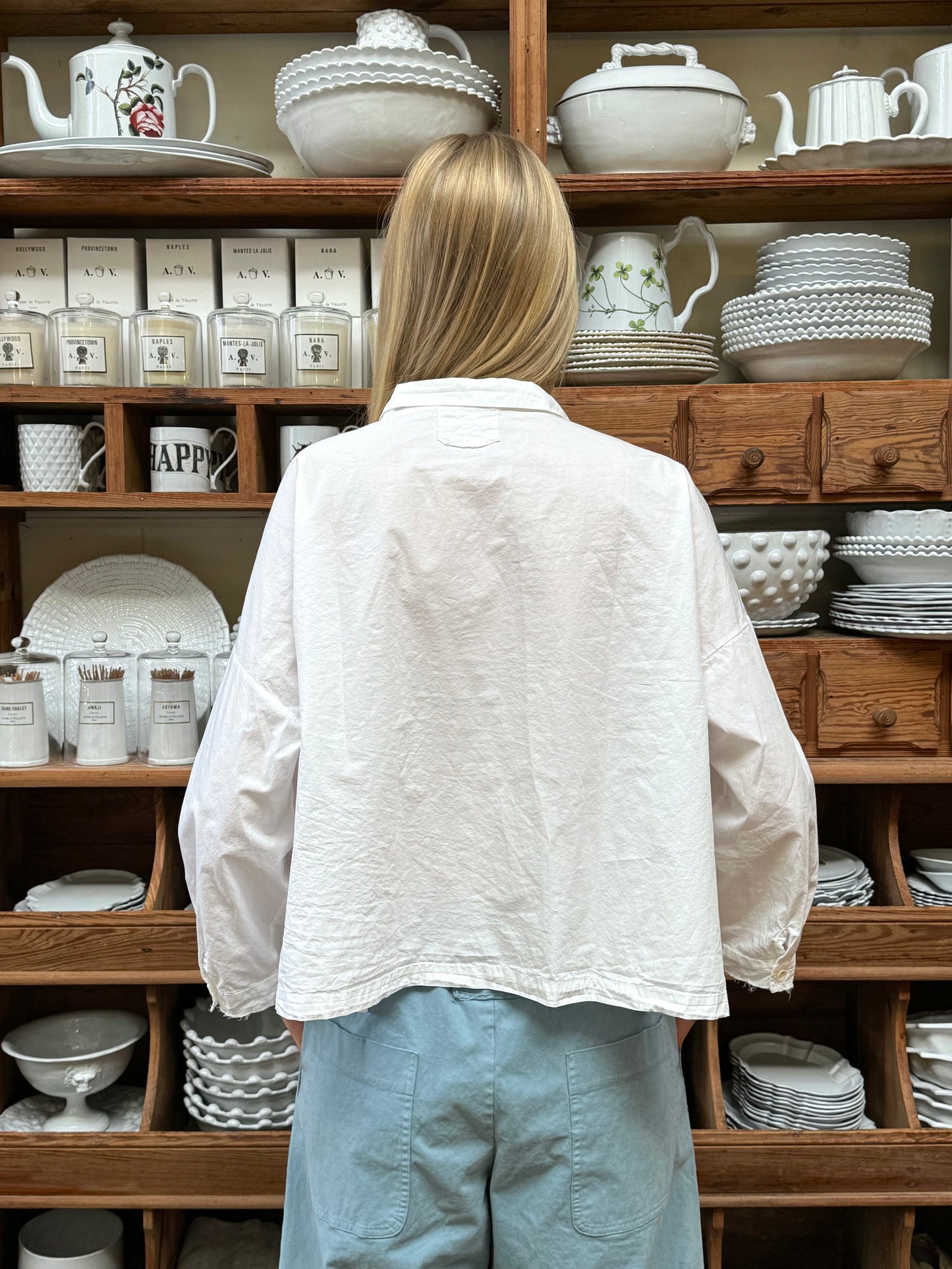 Aequamente Button Up Shirt - White