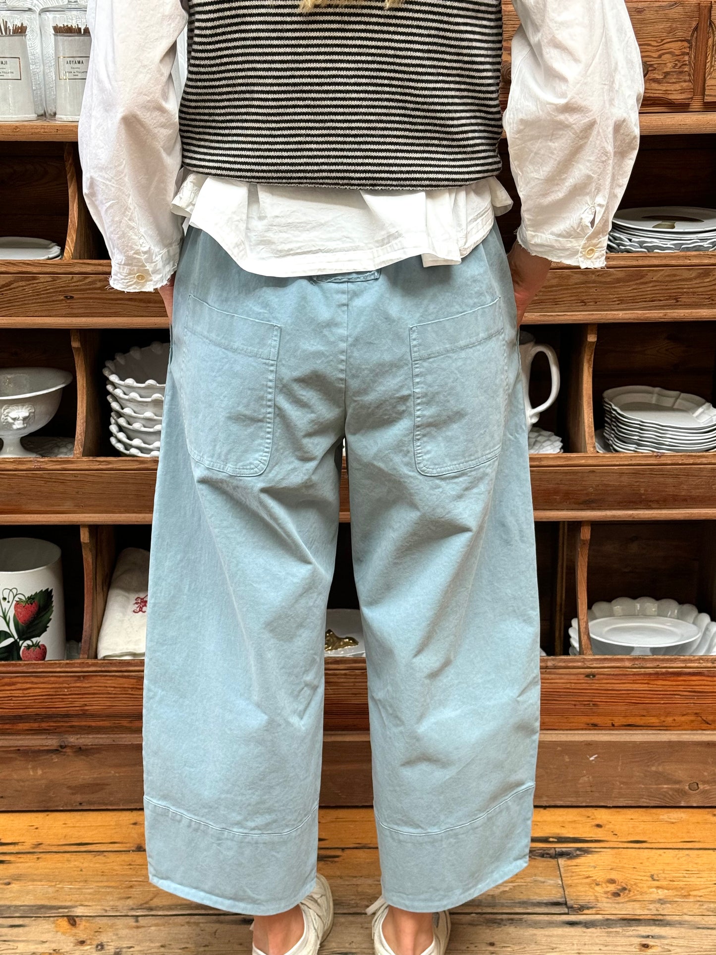 Aequamente Cotton Pants - Light Blue