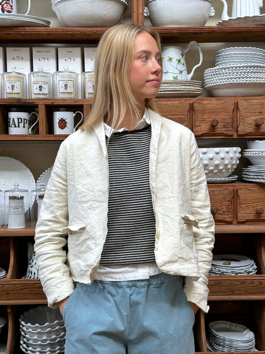 Aequamente Short Jacket - Cream