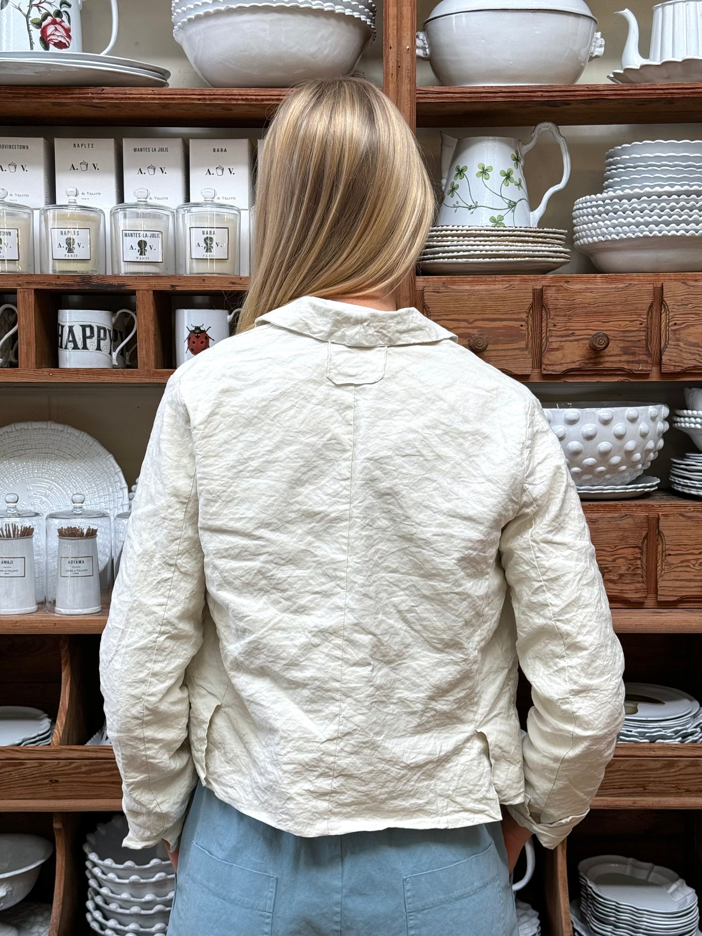 Aequamente Short Jacket - Cream