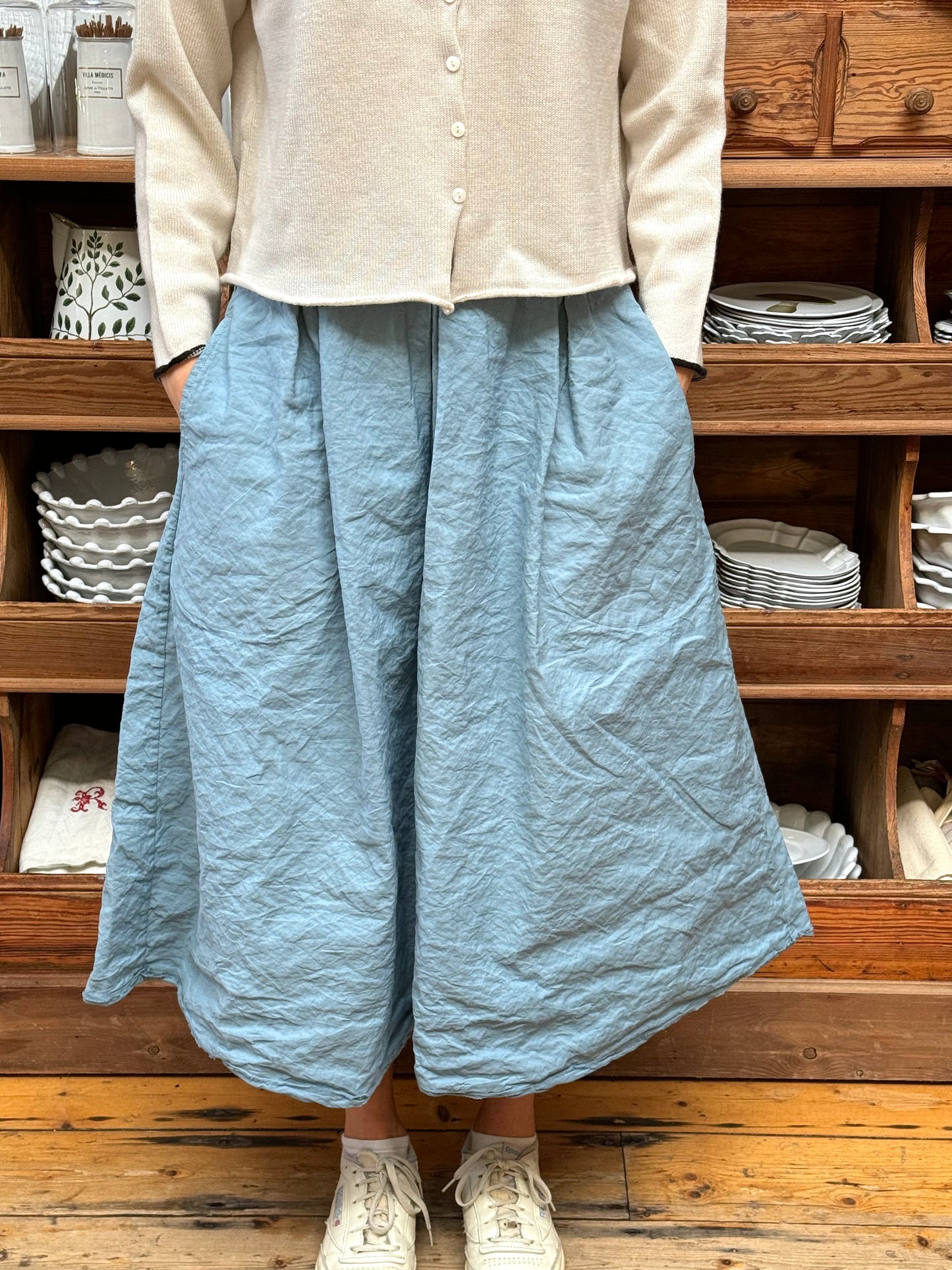 Aequamente Long Skirt - Light Blue