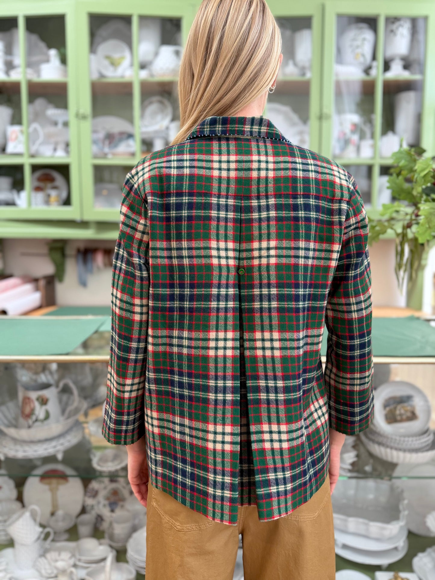 Péro Reversible Jacket Foral/Tartan
