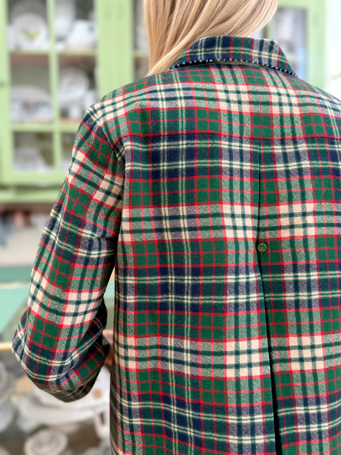 Péro Reversible Jacket Foral/Tartan