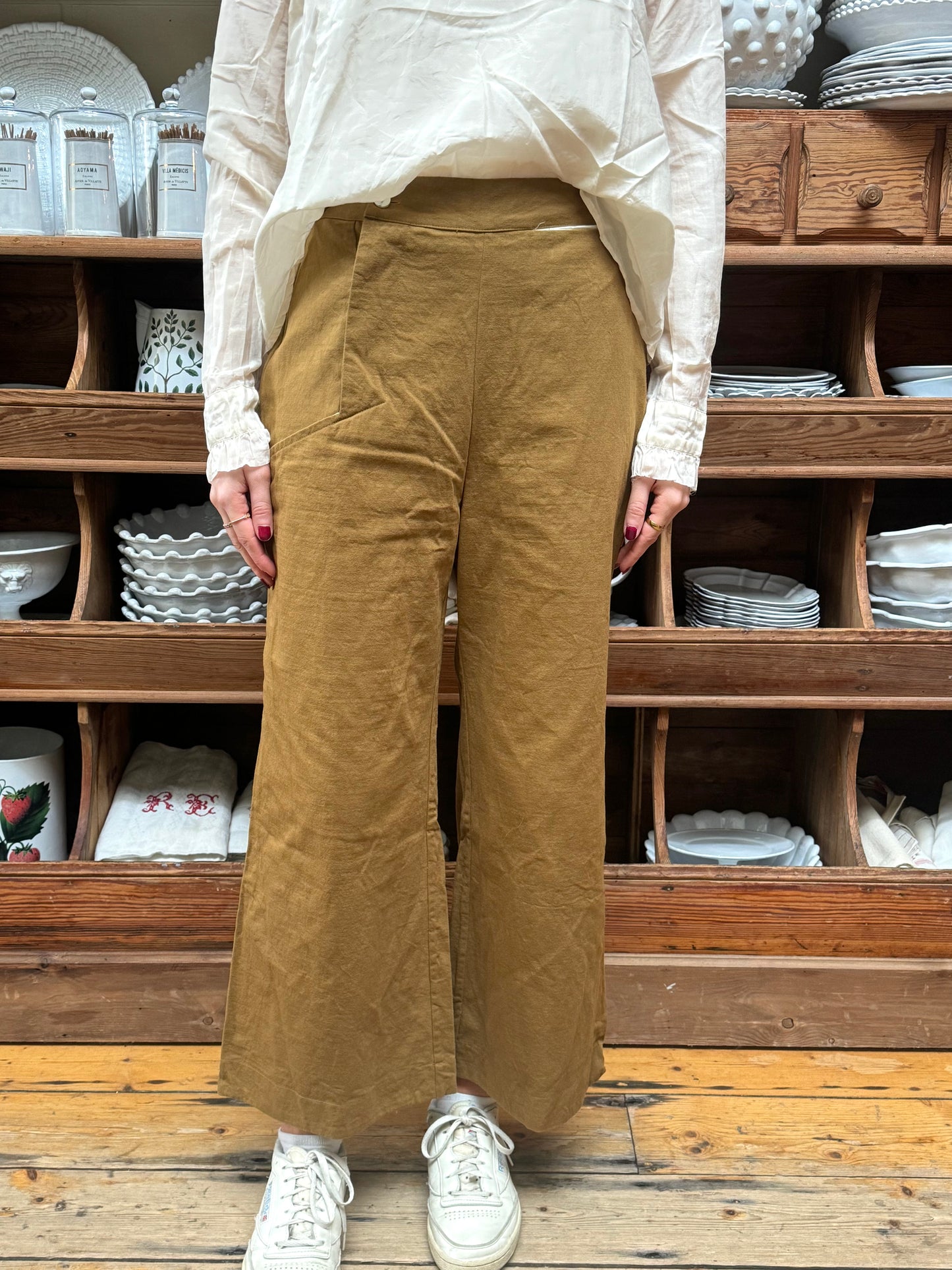 Sula Hem Pants - Tobbacco
