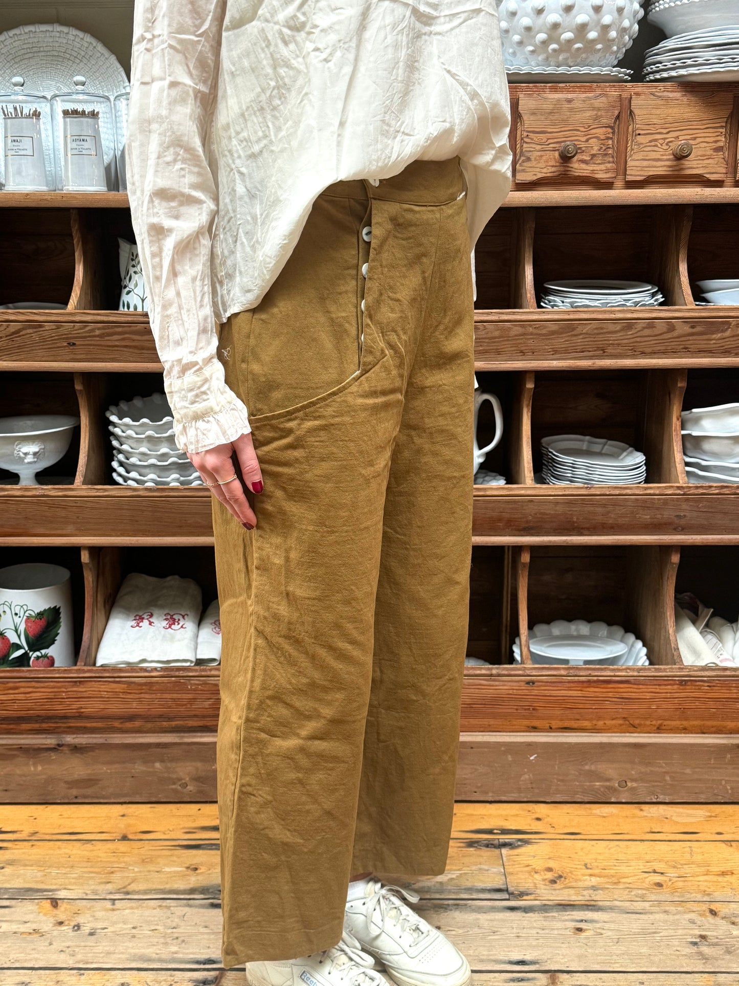 Sula Hem Pants - Tobbacco