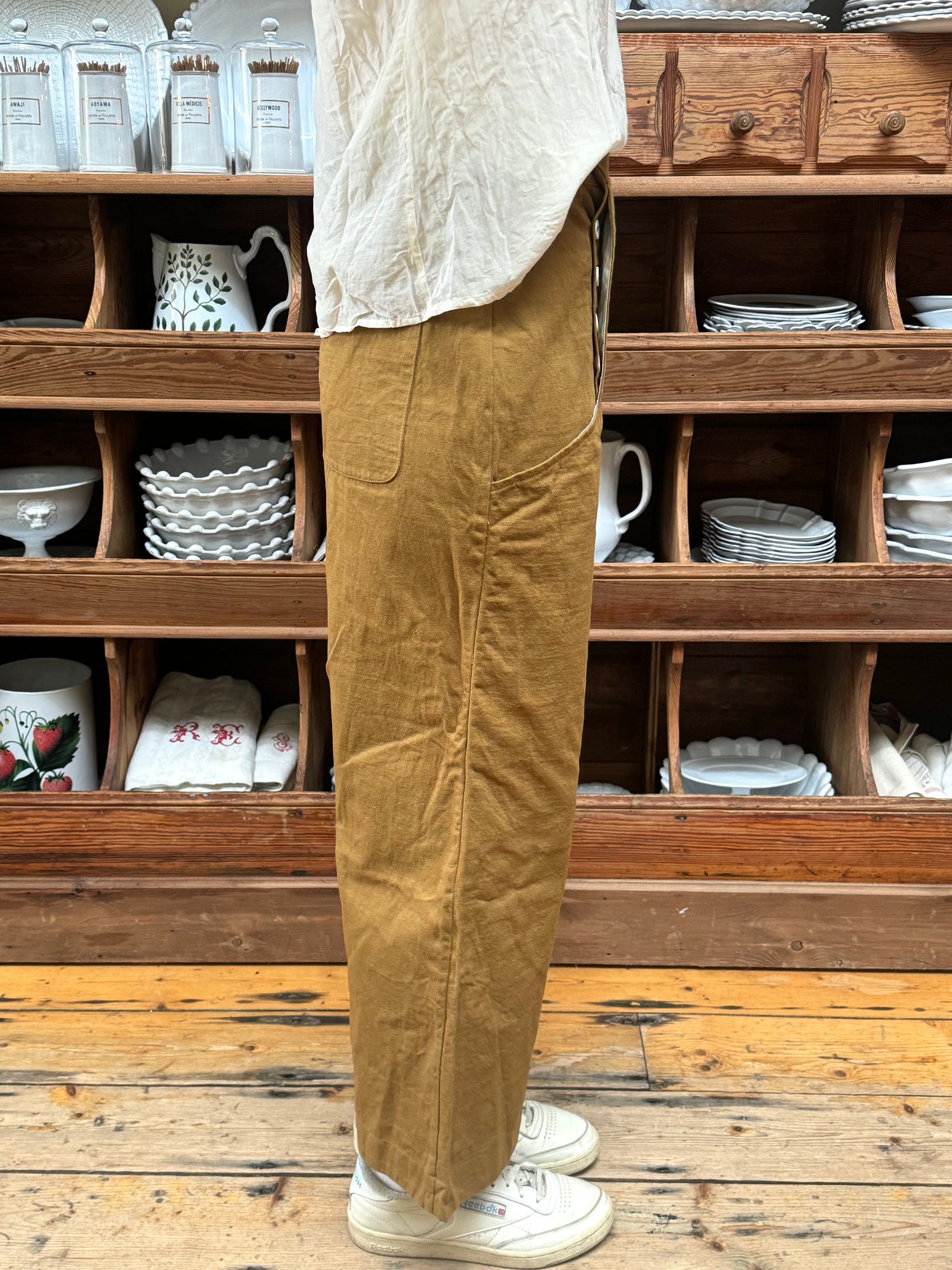 Sula Hem Pants - Tobbacco