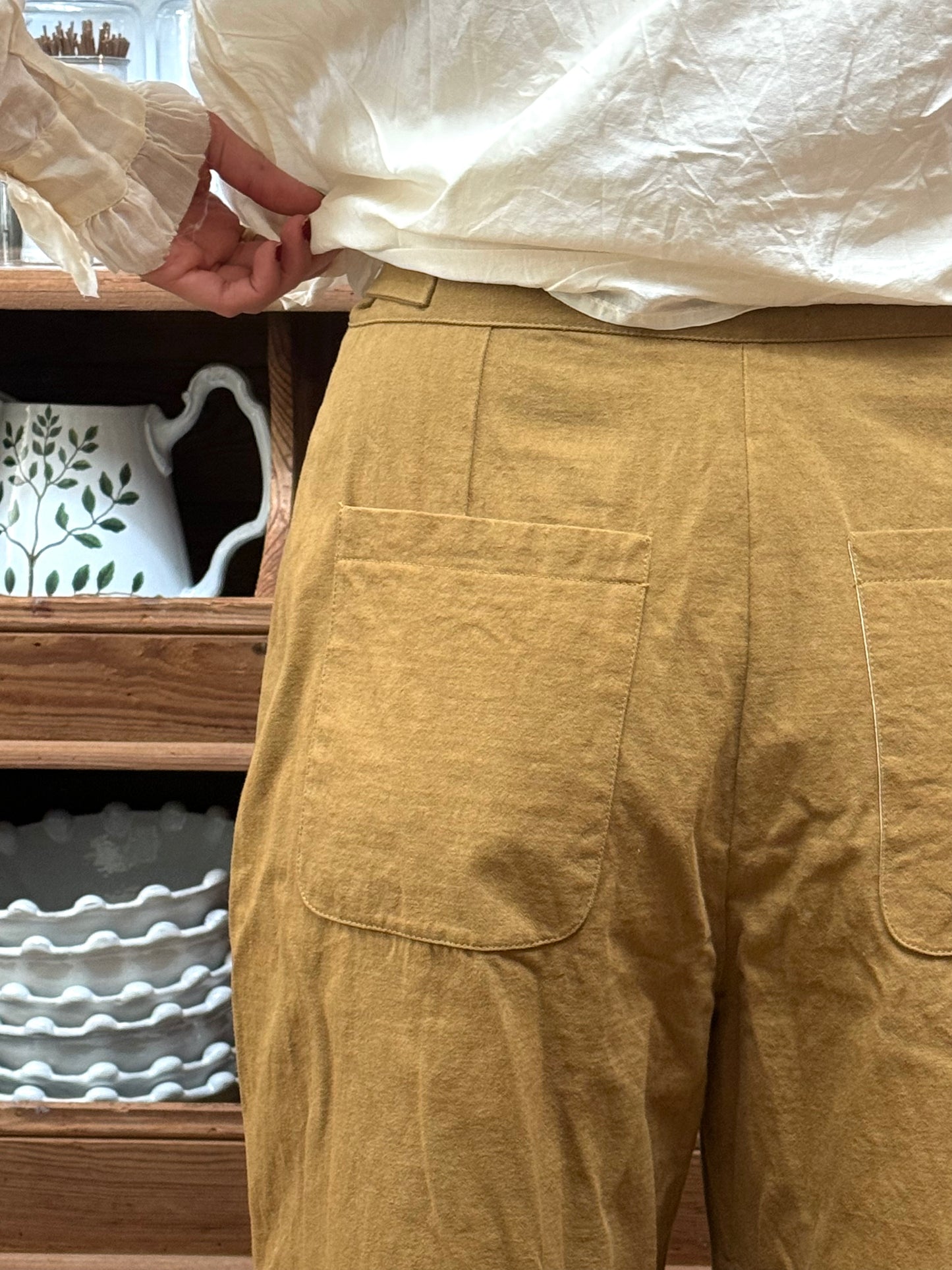 Sula Hem Pants - Tobbacco