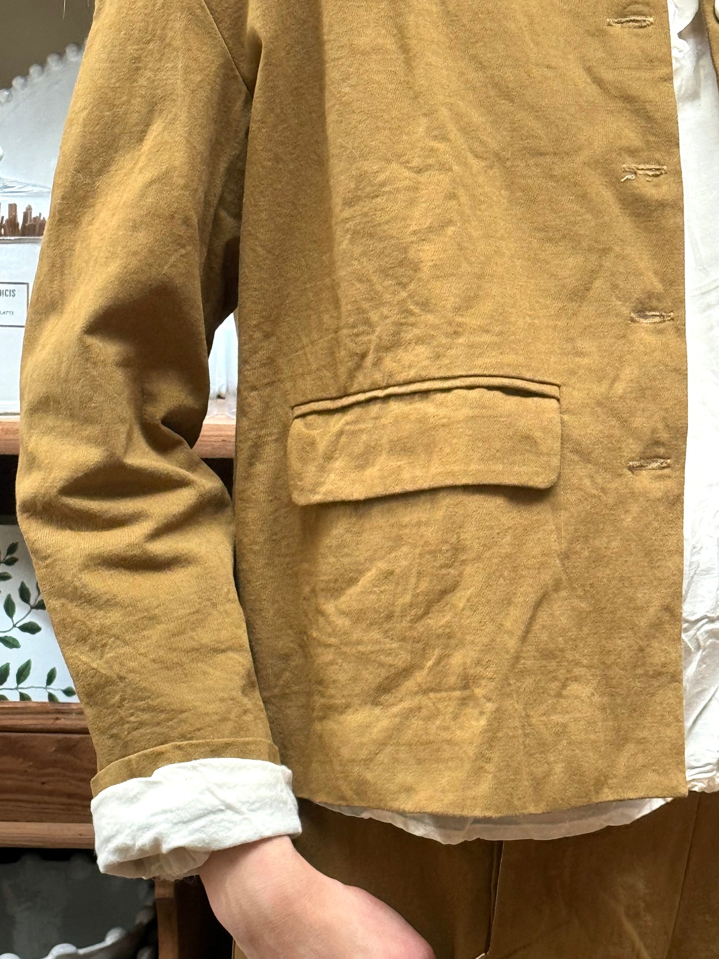 Sula Cotton Twill Jacket - Tobacco