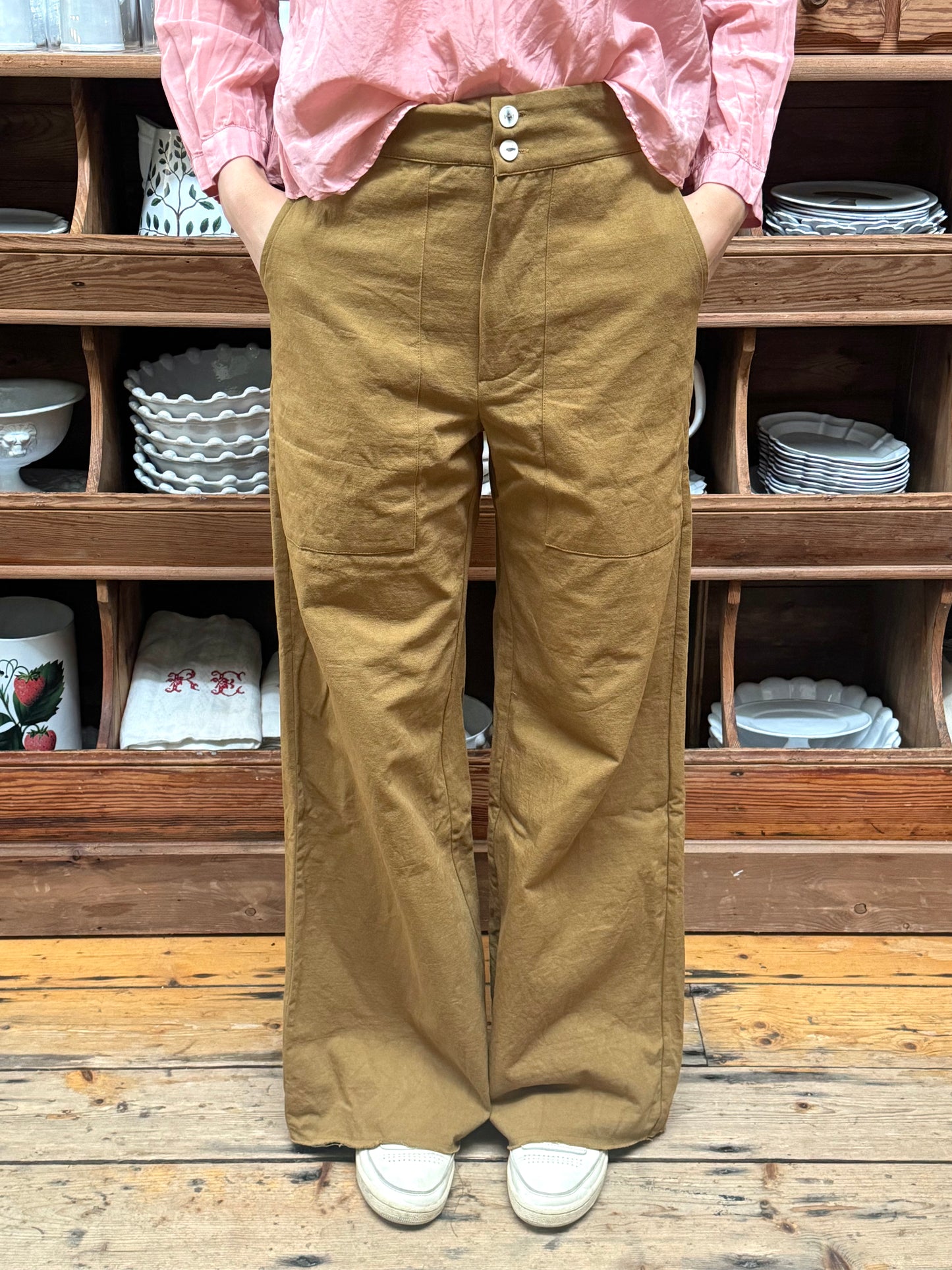 Sula Flare Pants - Tobbacco