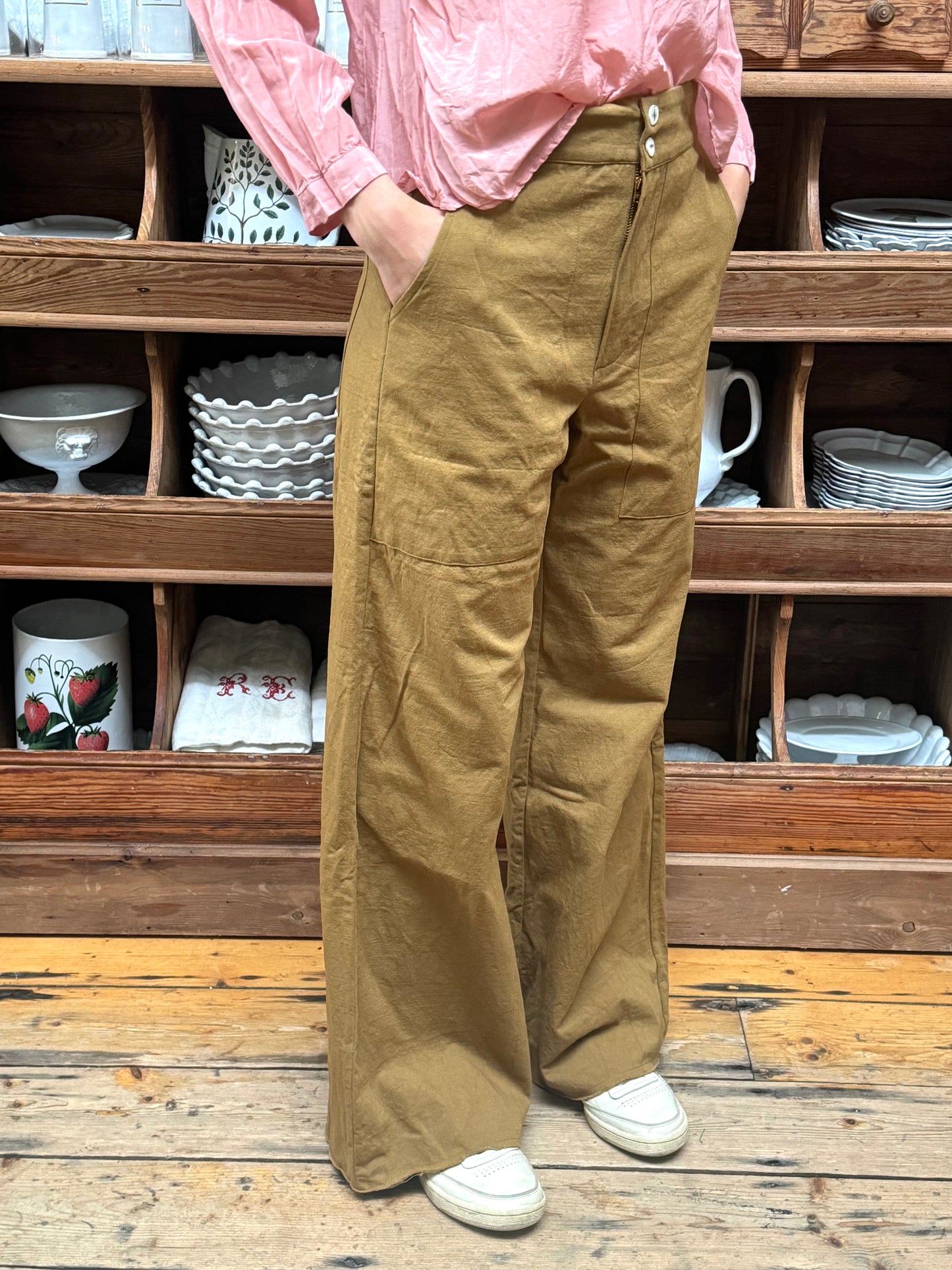 Sula Flare Pants - Tobbacco