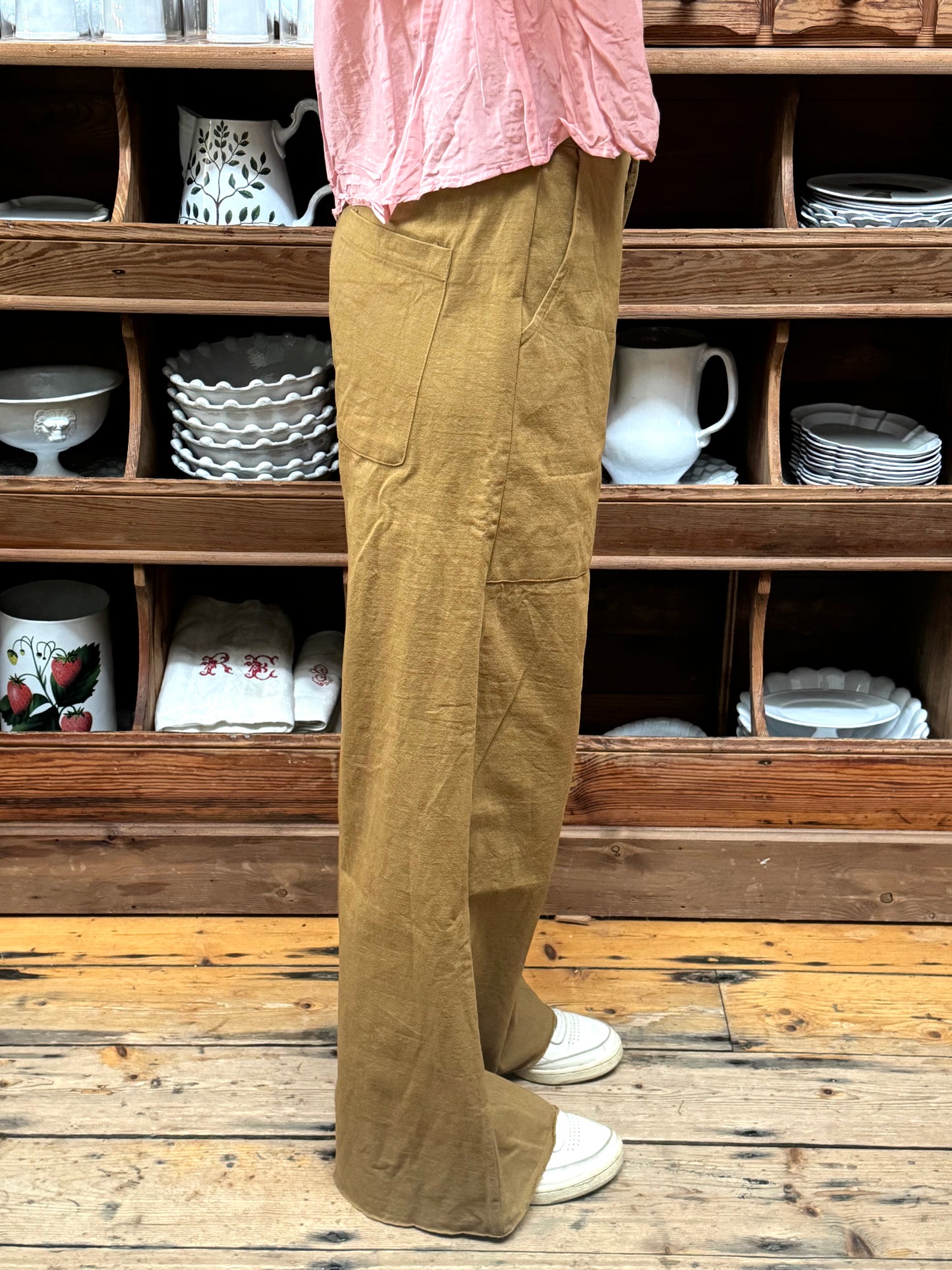 Sula Flare Pants - Tobbacco