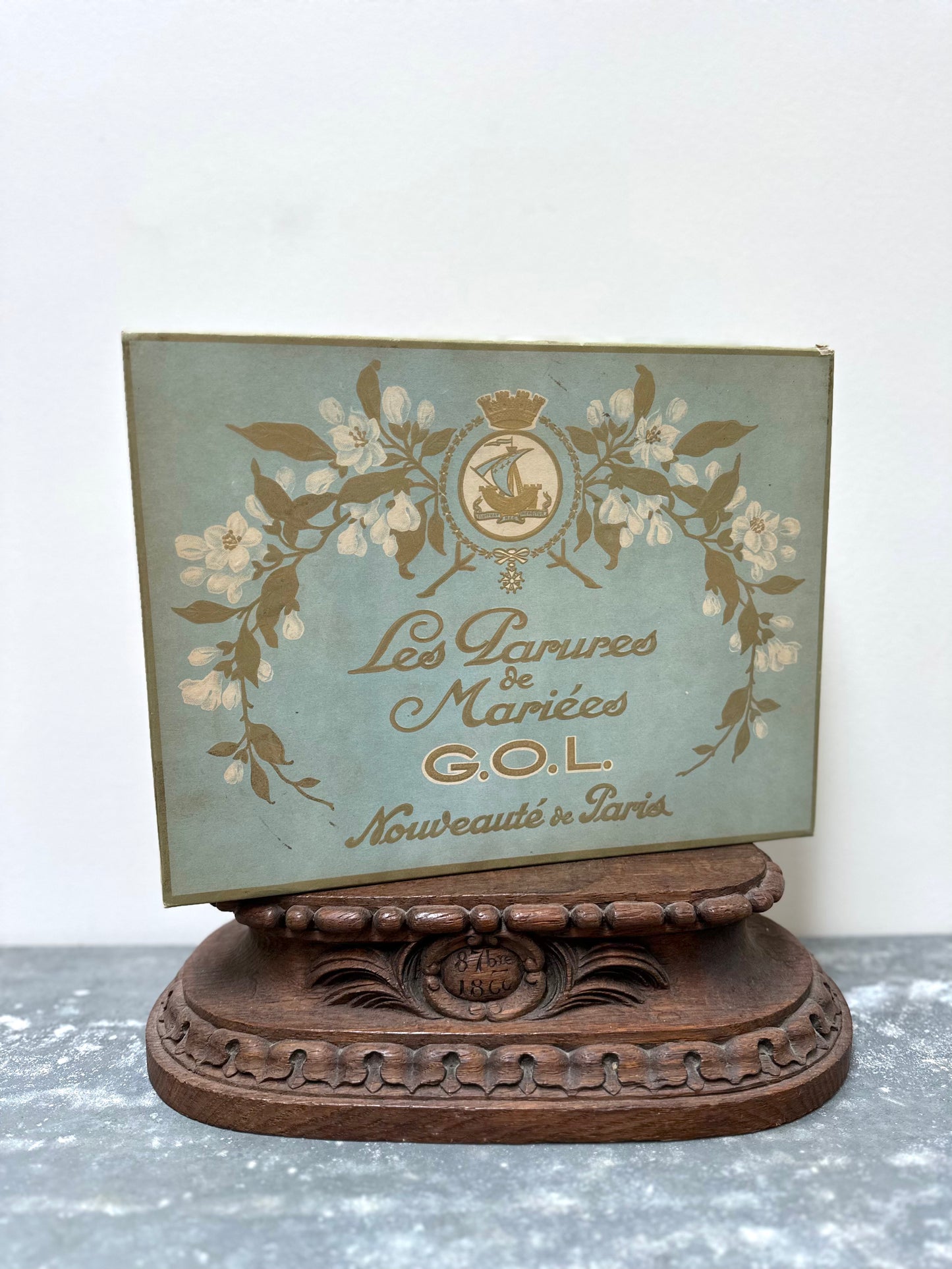Antique French Wedding Memento Box Set
