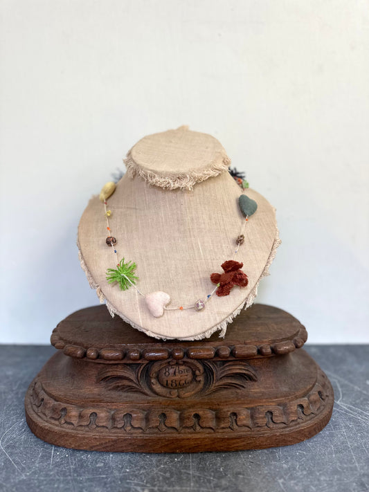 Sophie Digard Summer Floret Short Crochet Necklace