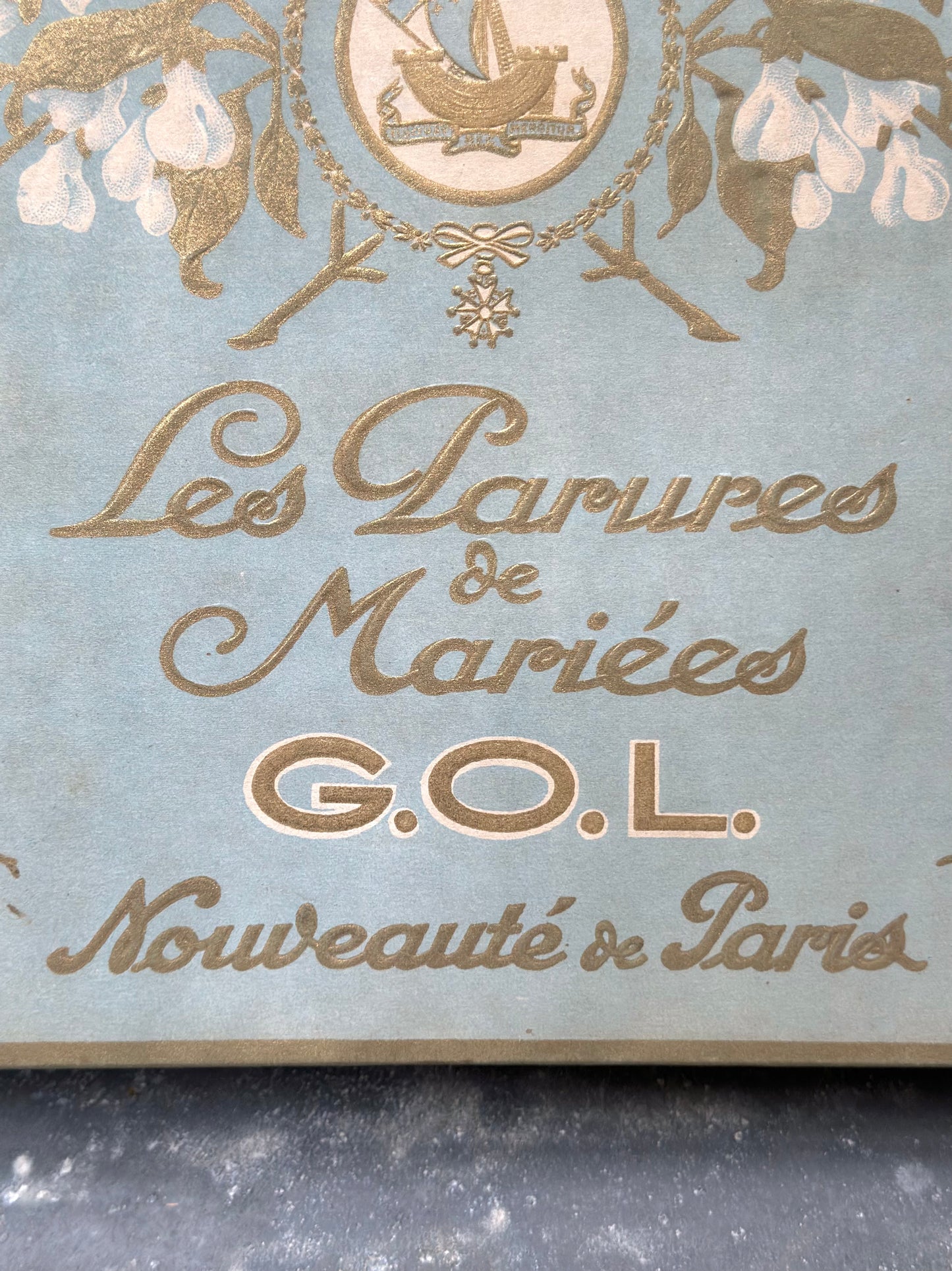 Antique French Wedding Memento Box Set