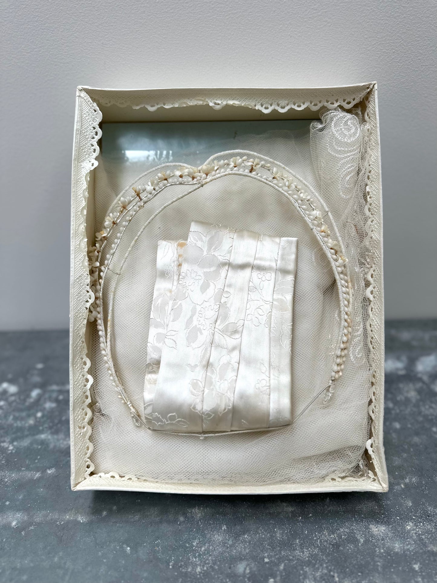 Antique French Wedding Memento Box Set