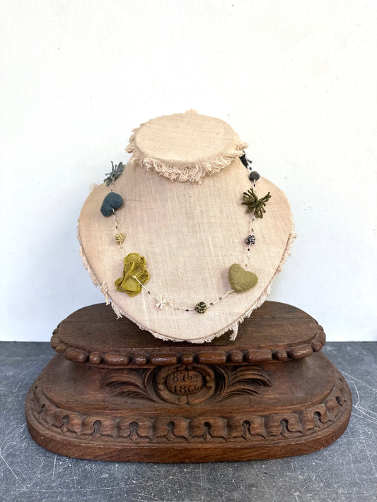 Sophie Digard Winter Floret Short Crochet Necklace