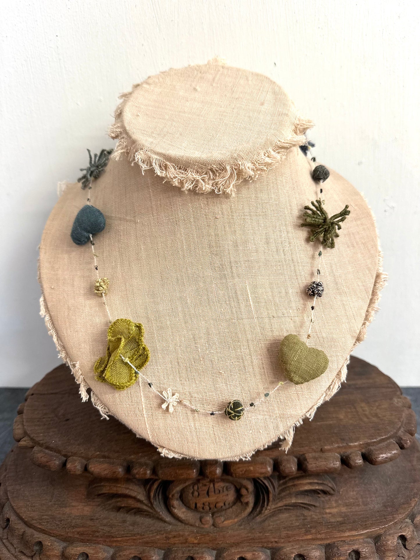 Sophie Digard Winter Floret Short Crochet Necklace