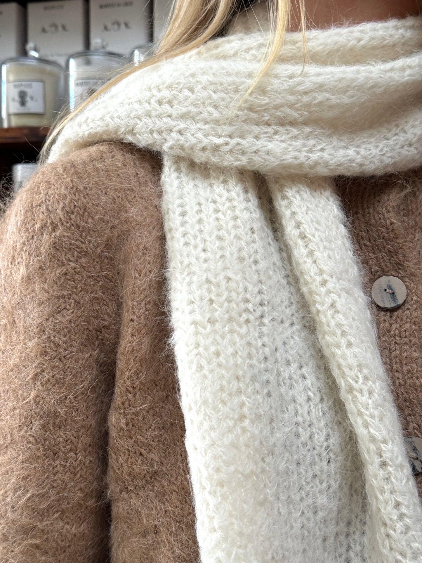 Sula Small Scarf - Cream