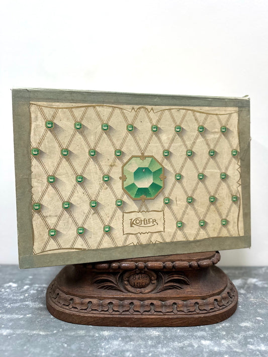 Antique French Kohler 'Emeraude' Chocolate Box
