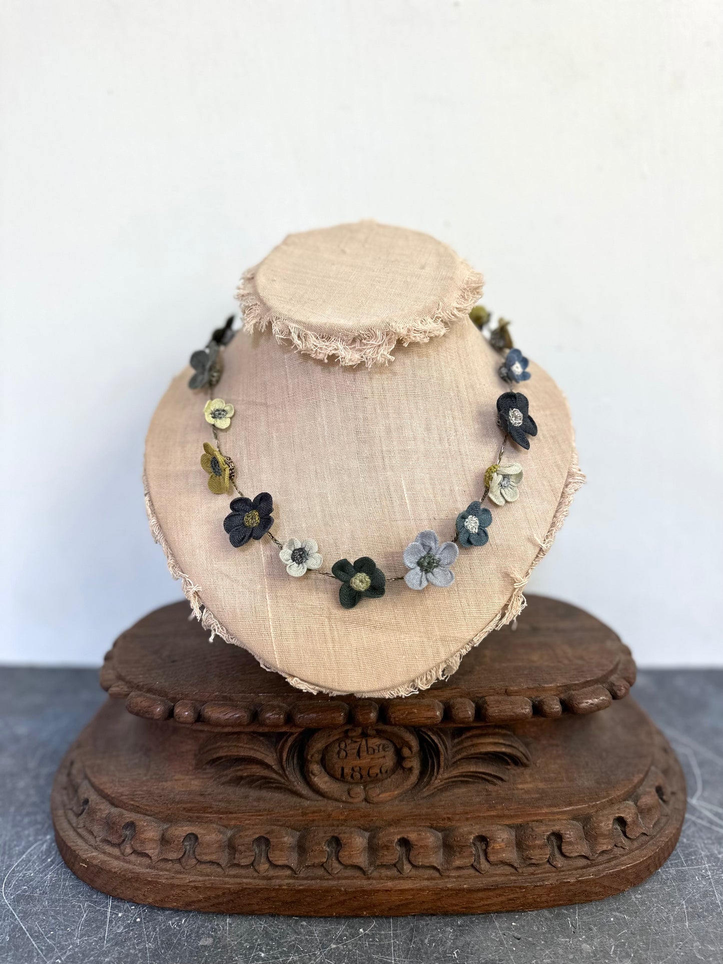 Sophie Digard Winter Bouquet Short Crochet Necklace