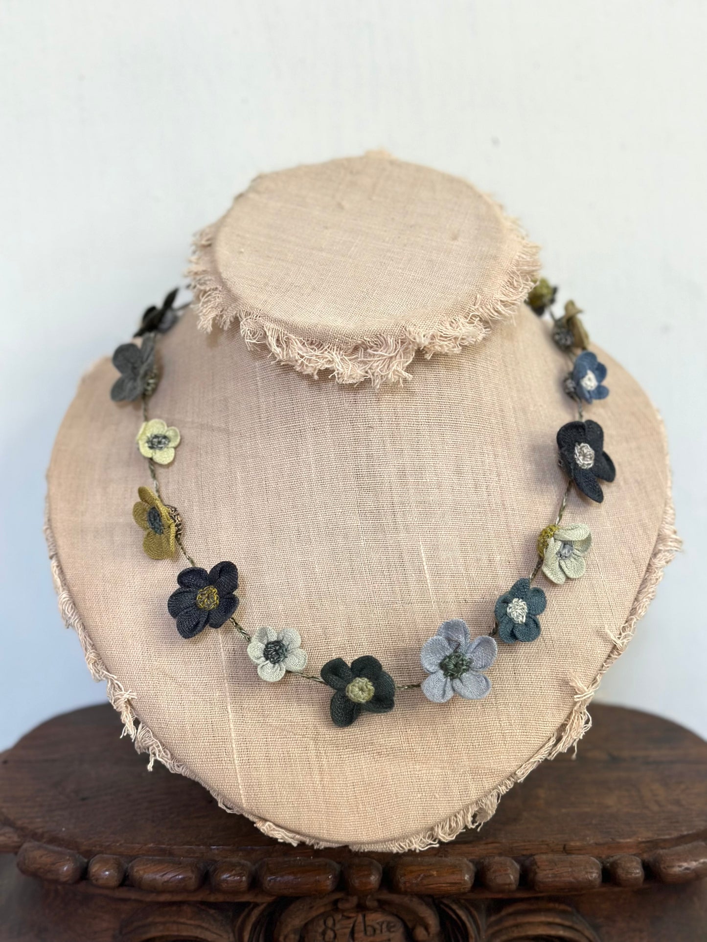 Sophie Digard Winter Bouquet Short Crochet Necklace