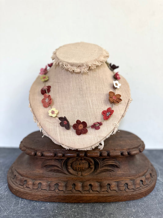 Sophie Digard Autumn Bouquet Short Crochet Necklace