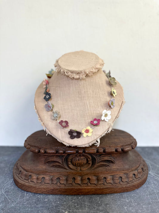 Sophie Digard Summer Bouquet Short Crochet Necklace