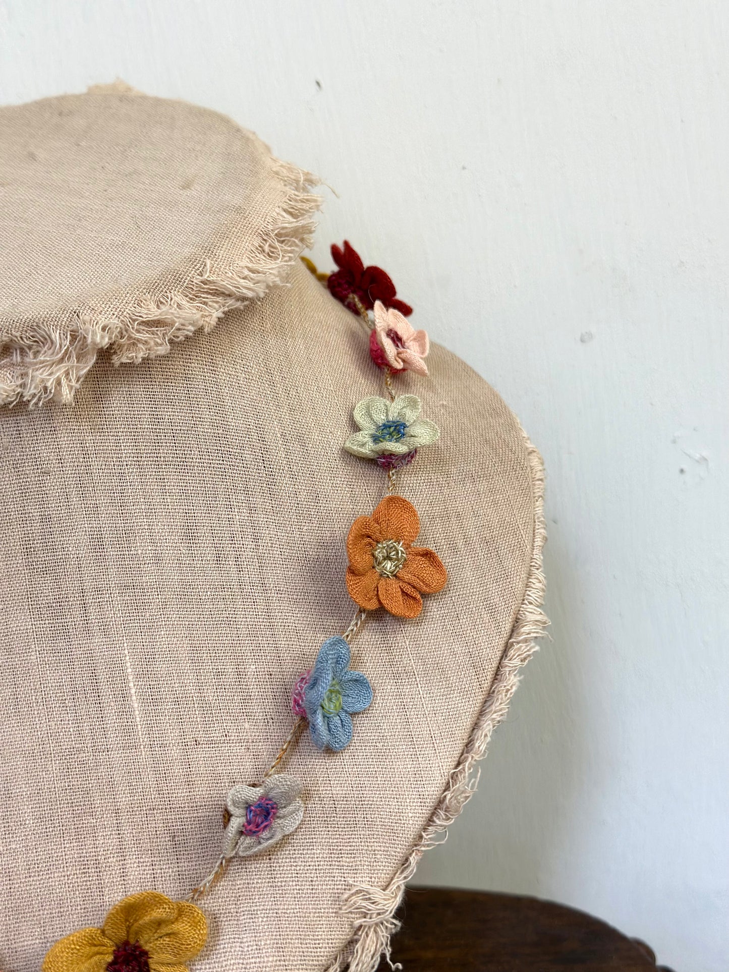 Sophie Digard Spring Bouquet Short Crochet Necklace