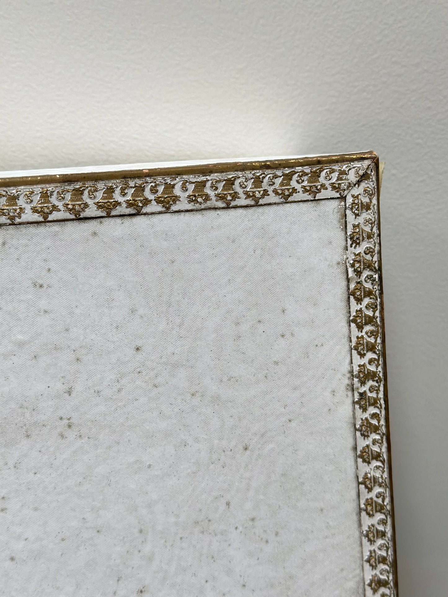 Antique French Monogram Ladies Storage Box