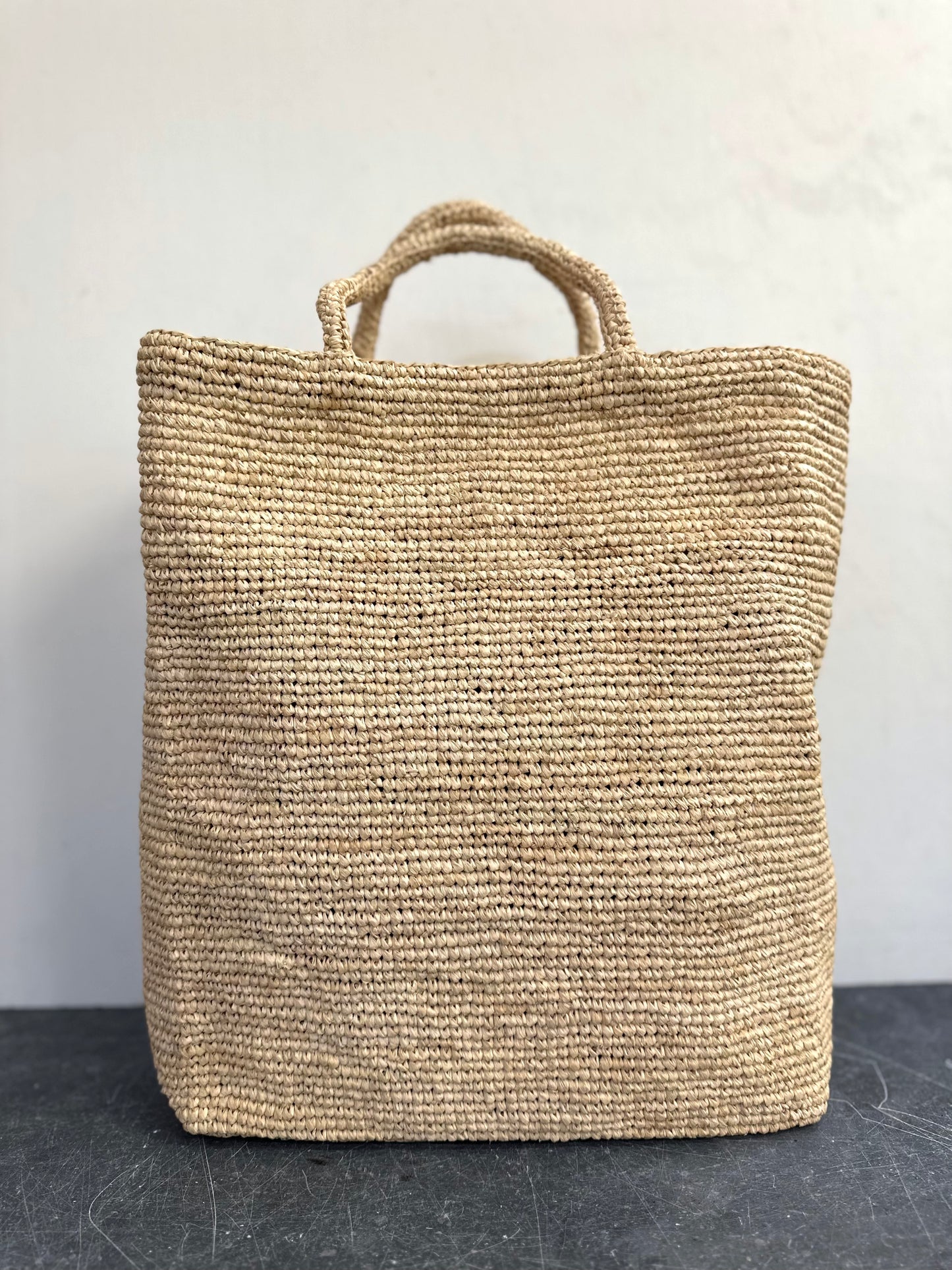 Sophie Digard Medium Natural Raffia Bag With Sunburst Flowers