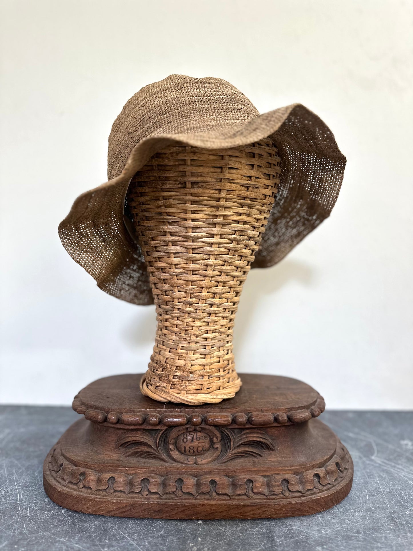 Sophie Digard Raffia Hat - Light Brown