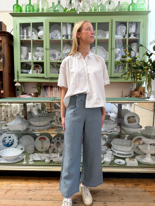 Sula Hem Pants - Blue