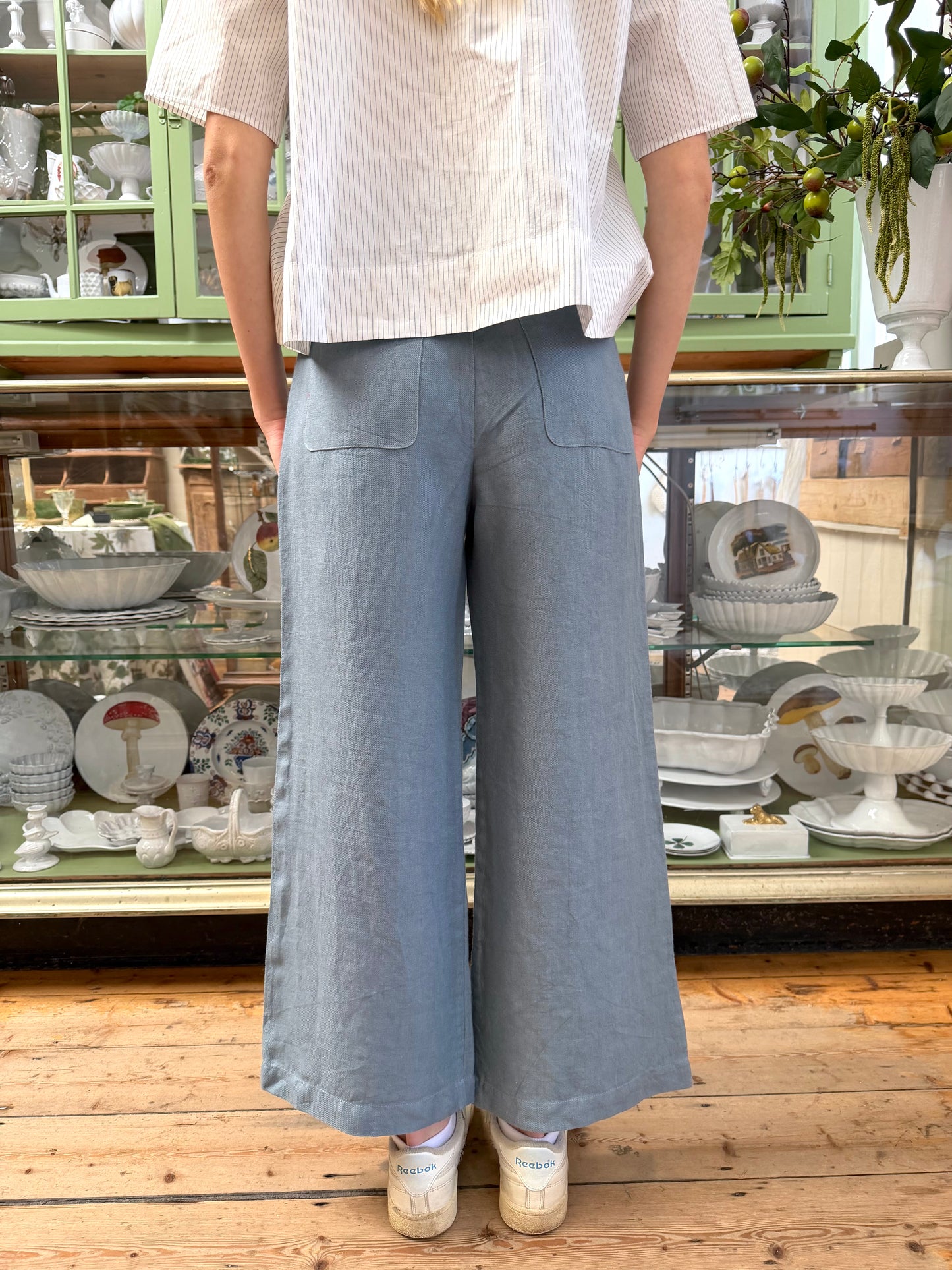 Sula Hem Pants - Blue