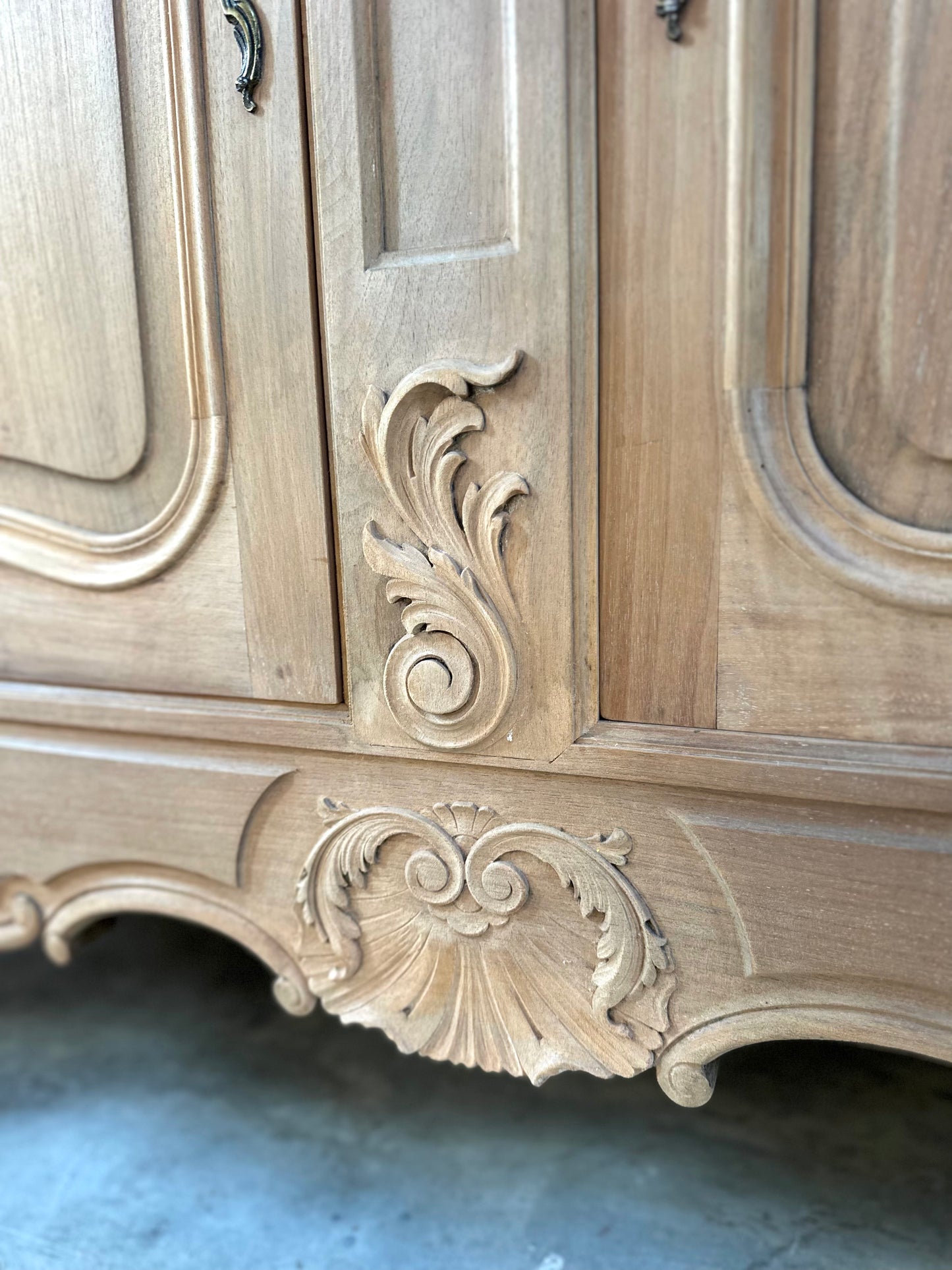 Antique French walnut 4 Door Sideboard