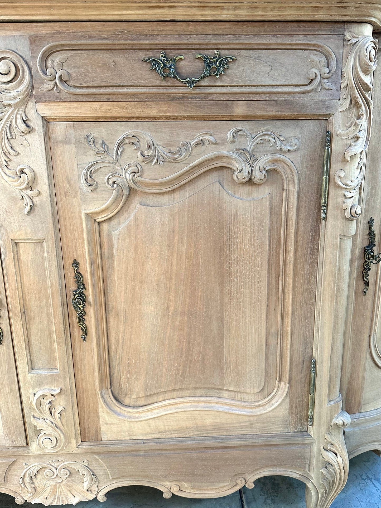Antique French walnut 4 Door Sideboard