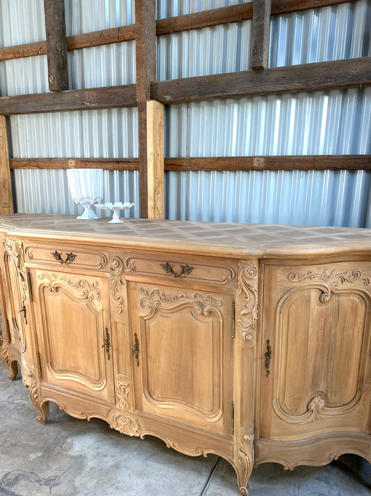 Antique French walnut 4 Door Sideboard
