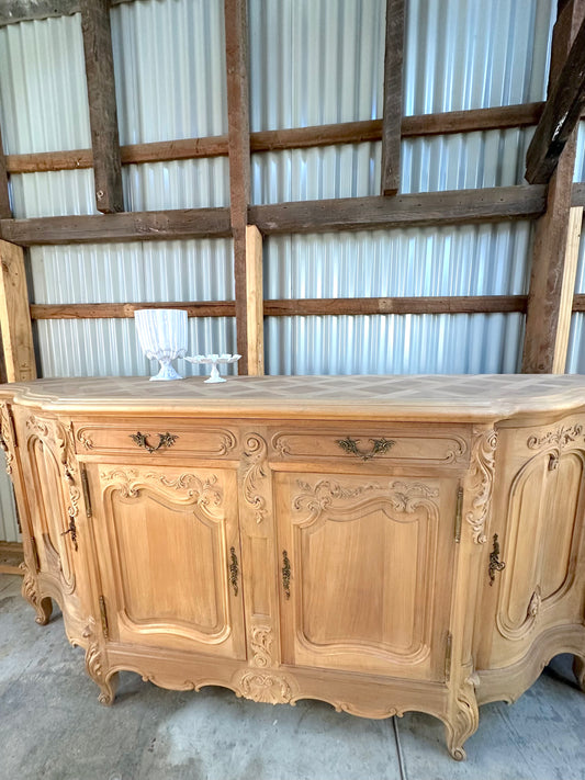 Antique French walnut 4 Door Sideboard